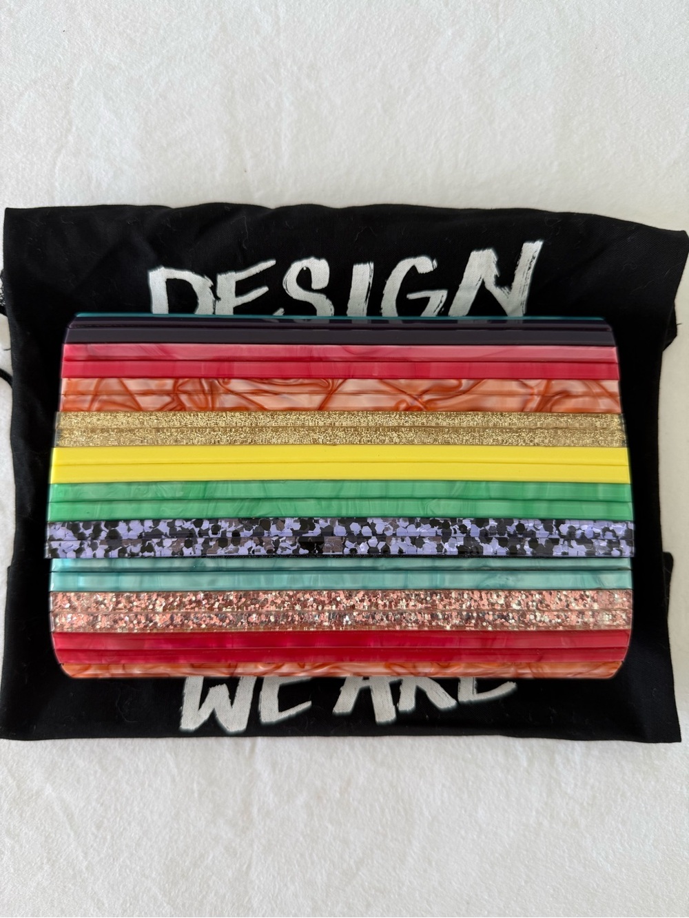 Kurt Geiger Party Envelope Clutch/ Crossbody Bag
